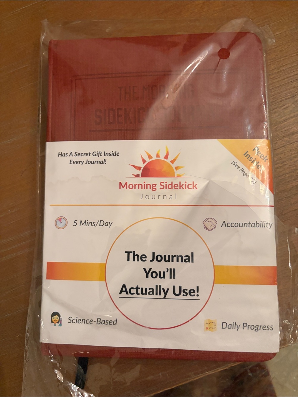 Habitat Red Morning Kickstart Journal